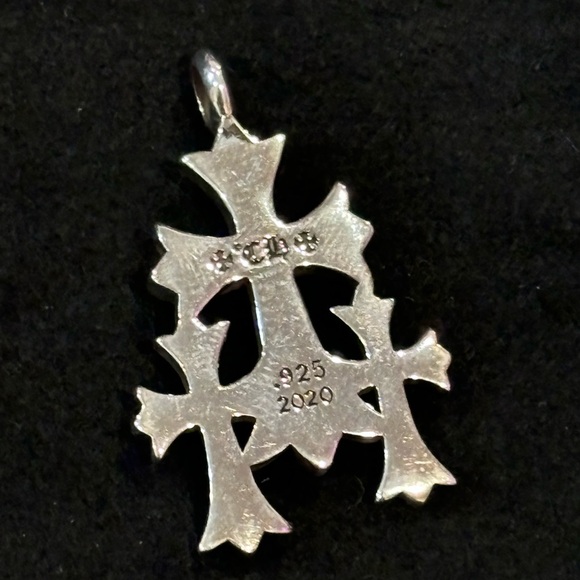 Chrome Heart Triple Cross small Pendant only Authentic - Picture 4 of 15